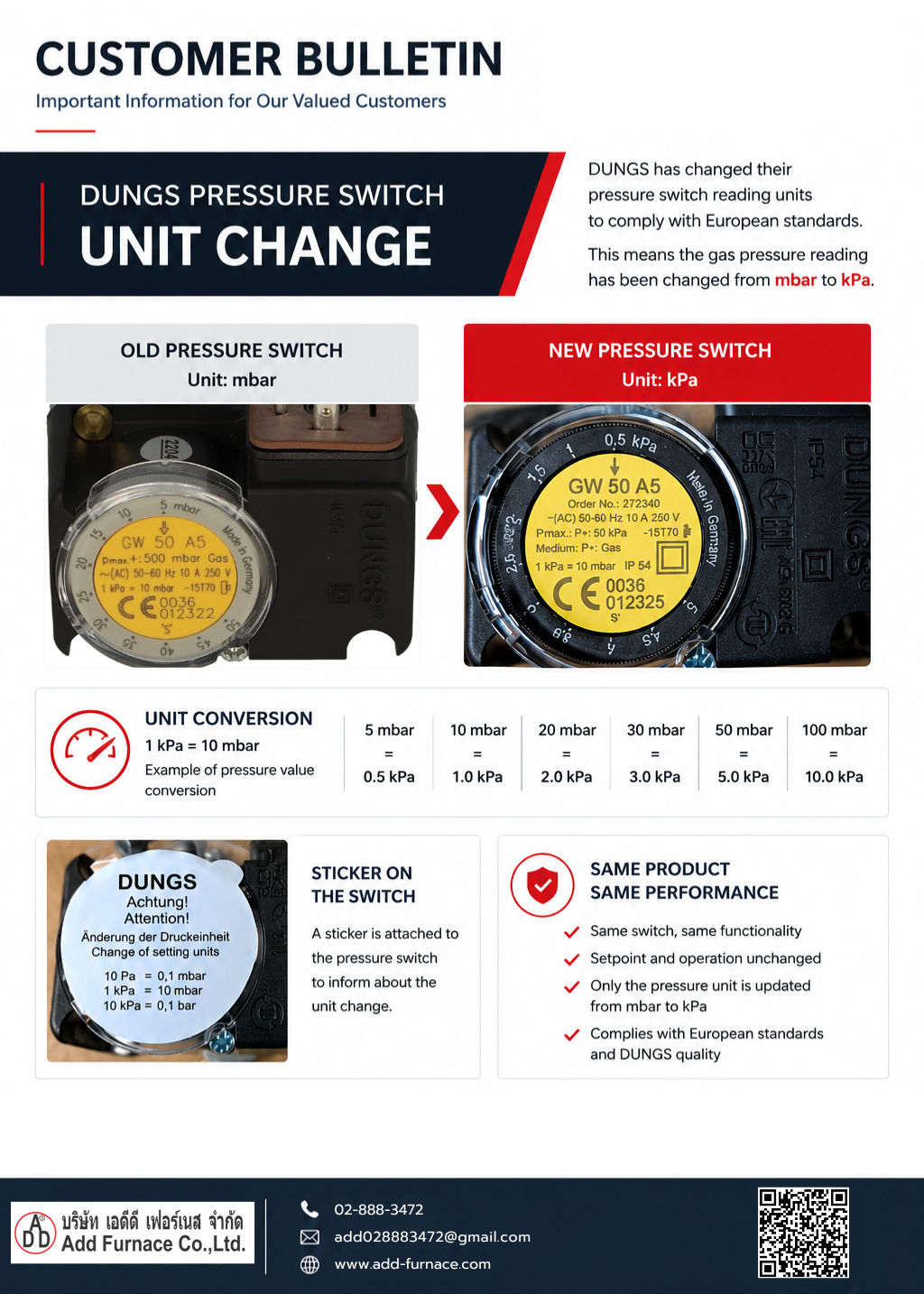 Dungs Pressure Switch Unit Change (2)